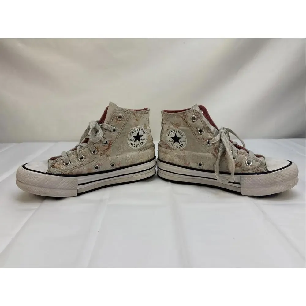 Converse Chuck Taylor All Star - Youth Size 1 - Metallic Butterfly